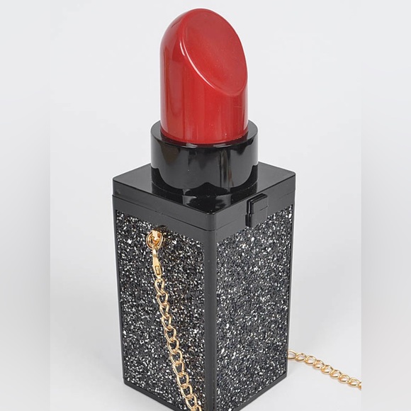 Lipstick clutch shoulder strap - Picture 10 of 10